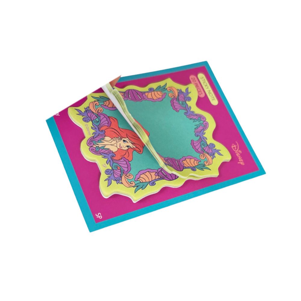 ノスタルジカ ディズニー リトル・マーメイド  ダイカット付箋  フレーム BLUE