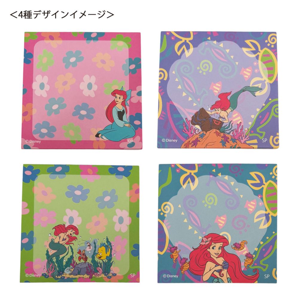 ノスタルジカ ディズニー リトル・マーメイド  メモ帳  フラワー