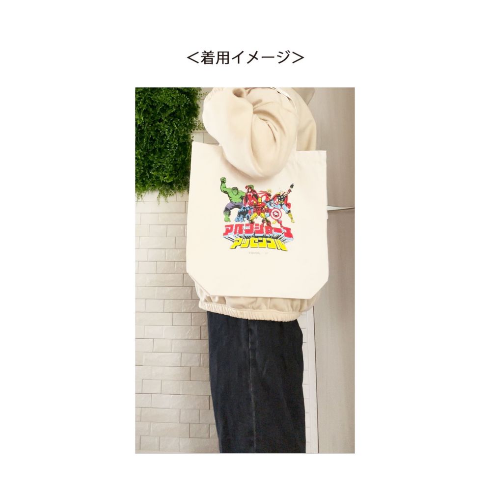 MARVEL  トートバッグ アベンジャーズ  ナチュラル