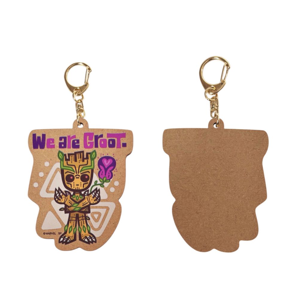 MARVEL  ブラインド木製キーホルダー  WE ARE GROOT 全7種 コンプリートセット