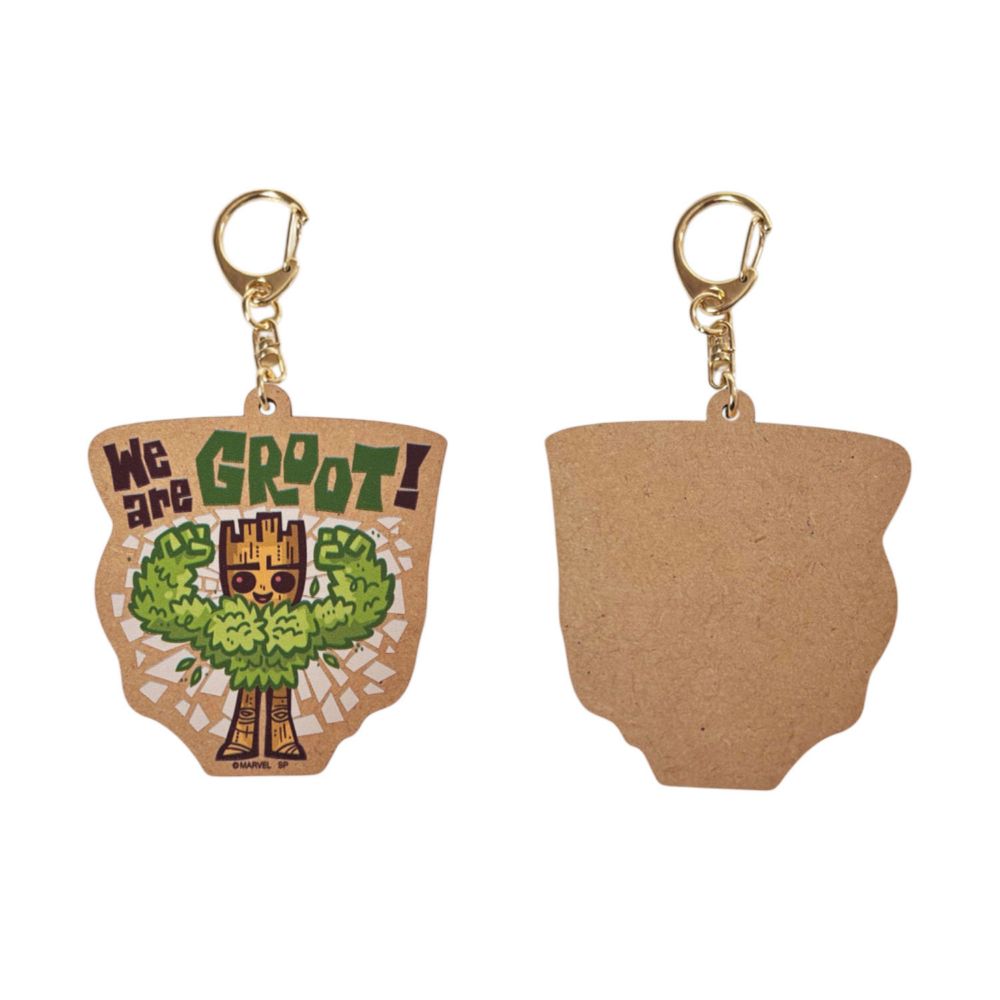 MARVEL  ブラインド木製キーホルダー  WE ARE GROOT 全7種 コンプリートセット