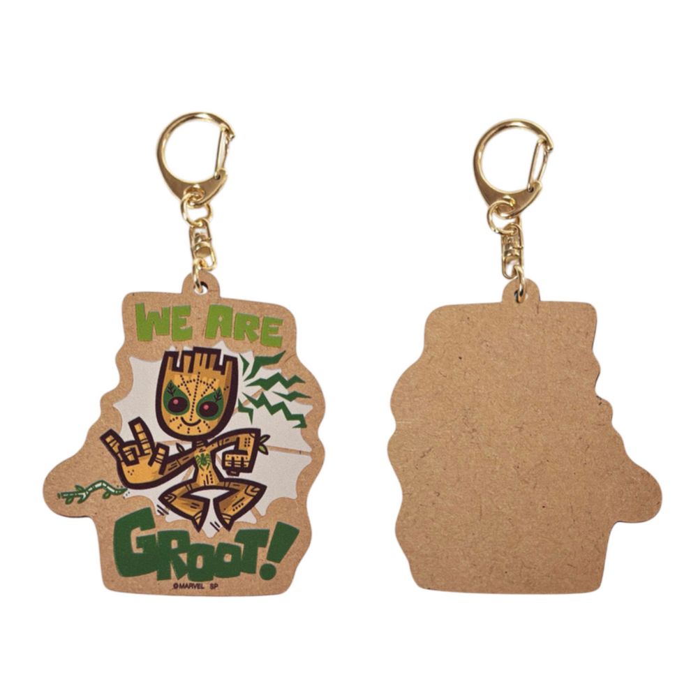 MARVEL  ブラインド木製キーホルダー  WE ARE GROOT 全7種 コンプリートセット