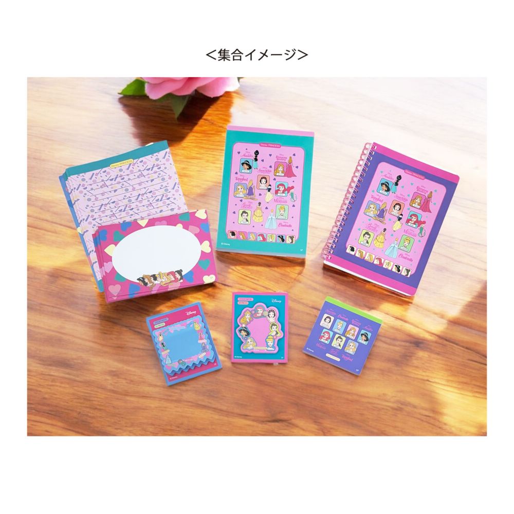 ノスタルジカ ディズニープリンセス　レターパッド GREEN