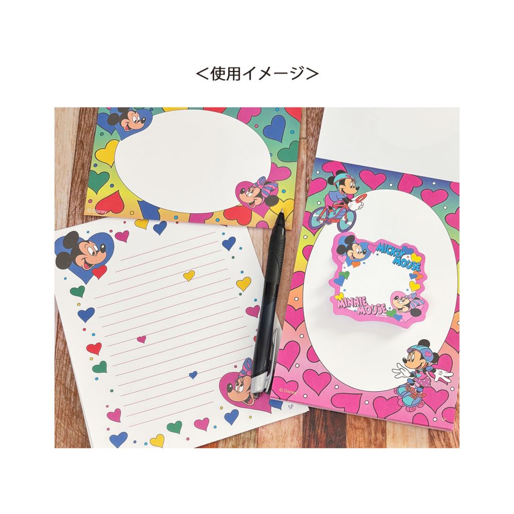 ノスタルジカ ディズニー ミッキー＆ミニー　レターセット カラフル