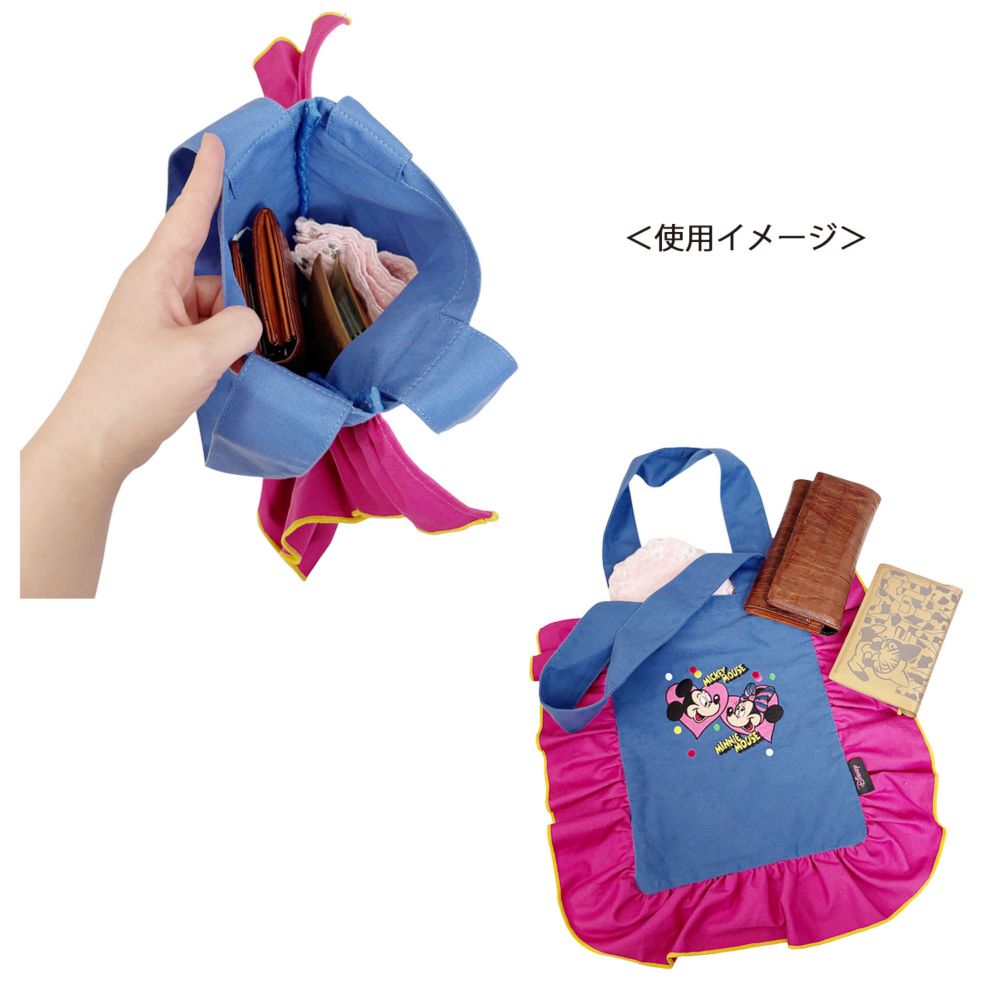 ディズニー ノスタルジカ ミッキーマウス＆ミニーマウス フリルバッグ