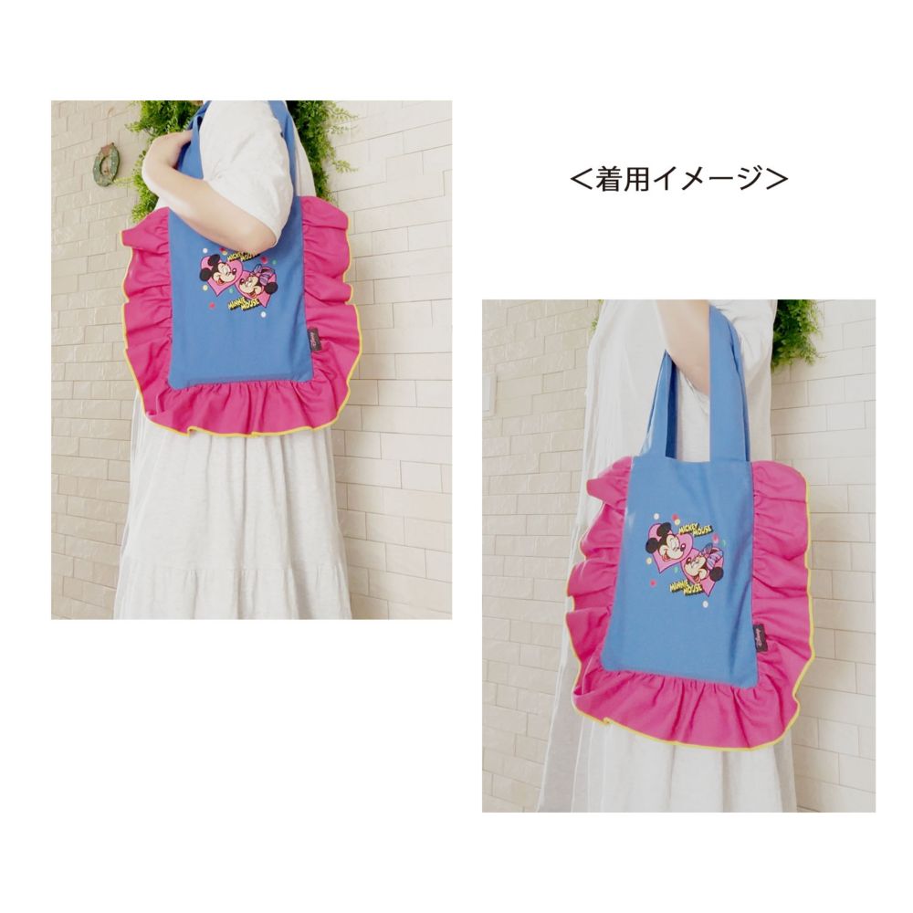 ディズニー ノスタルジカ ミッキーマウス＆ミニーマウス フリルバッグ