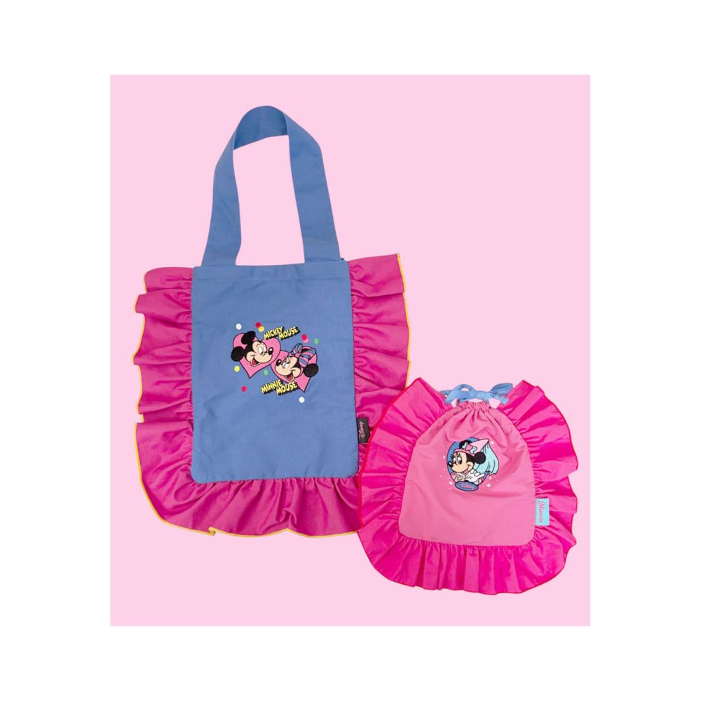 ディズニー ノスタルジカ ミッキーマウス＆ミニーマウス フリルバッグ