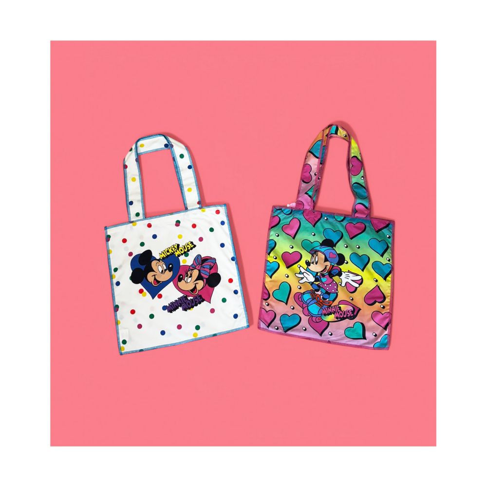 ノスタルジカ フラットトート ミニーマウス カラフル