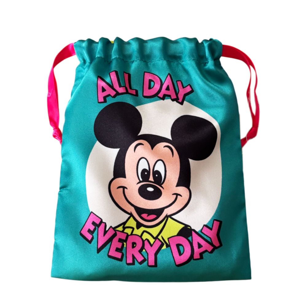 ディズニー リボン巾着 ミッキー&ミニー エブリディ