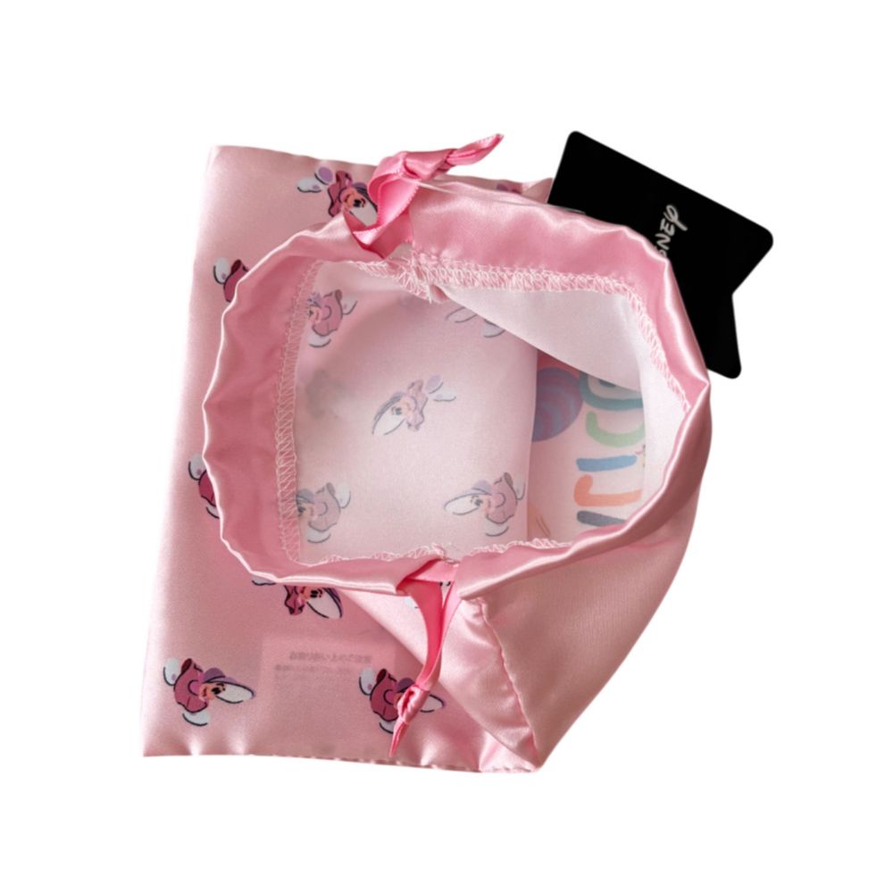 ディズニー リボン巾着 アリス ロゴ