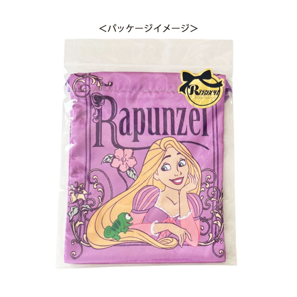 ディズニー リボン巾着 ラプンツェル ロゴ
