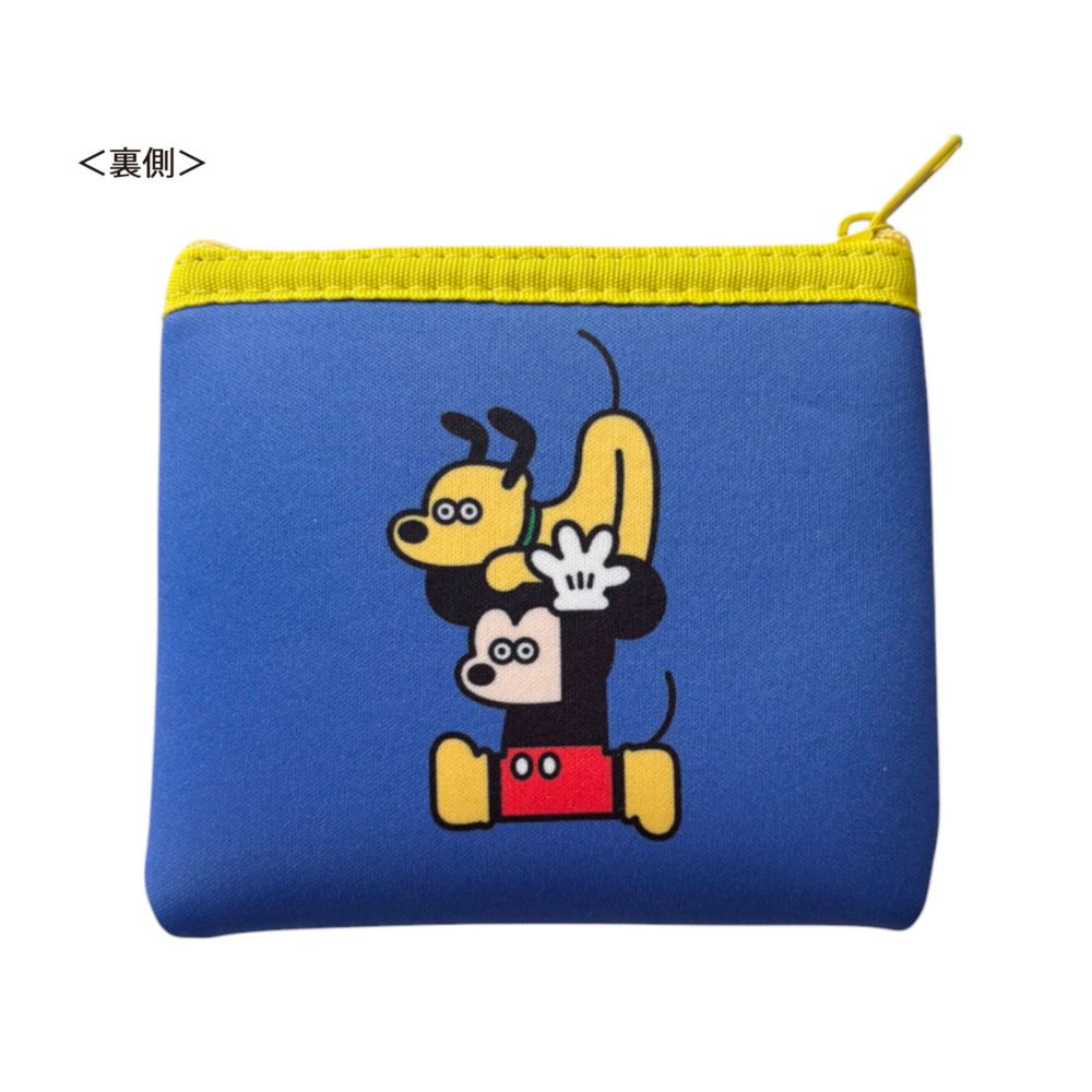 ディズニー  ART BY SEIJI MATSUMOTO  ミニフラットポーチ ミッキー＆プルート