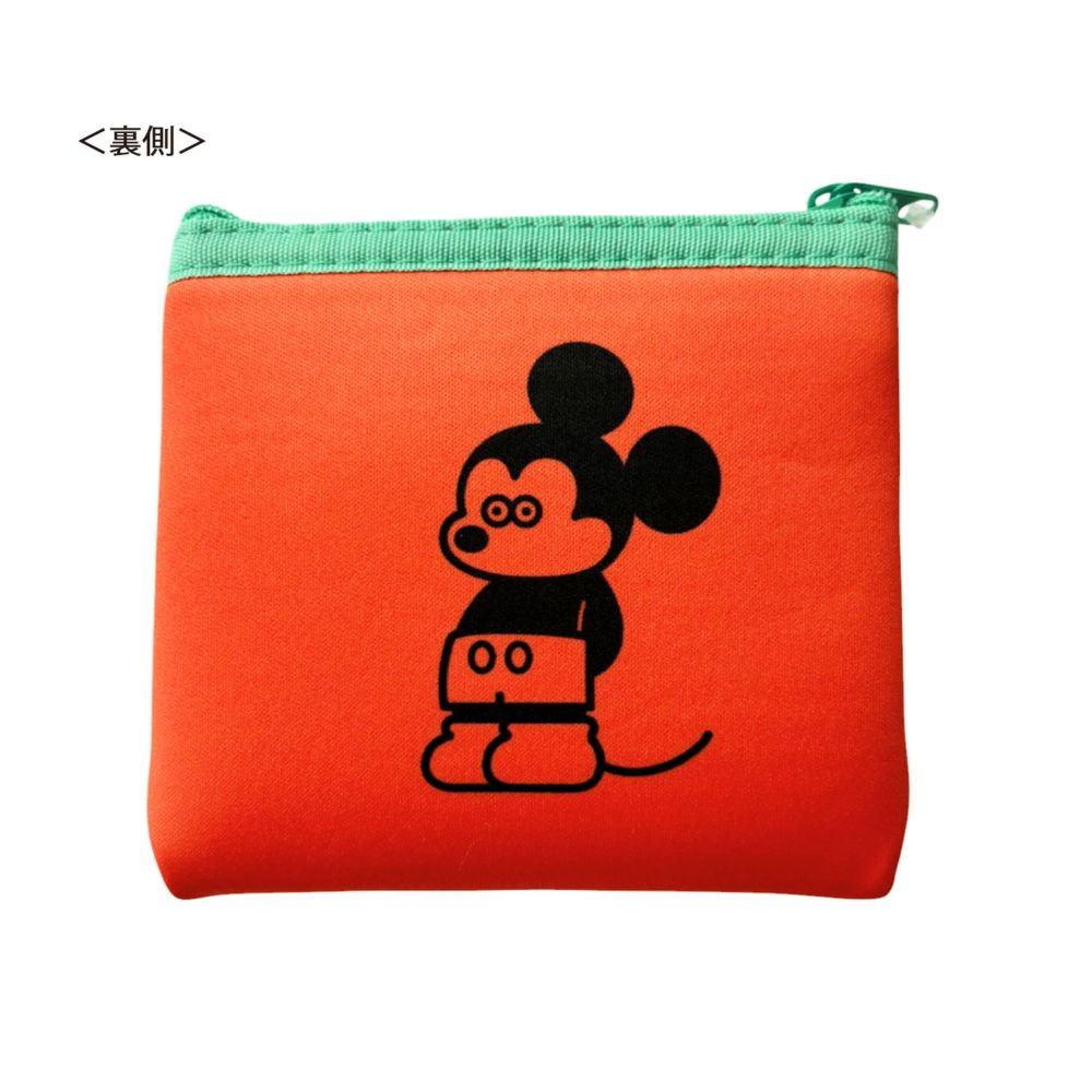 ディズニー  ART BY SEIJI MATSUMOTO  ミニフラットポーチ ミッキーフェイス