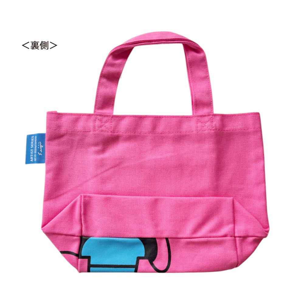 ディズニー  ART BY SEIJI MATSUMOTO  カラーマチ付きランチバッグ ピンク