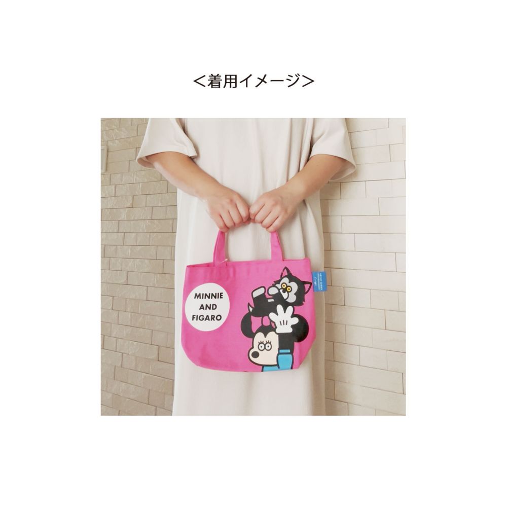 ディズニー  ART BY SEIJI MATSUMOTO  カラーマチ付きランチバッグ ピンク