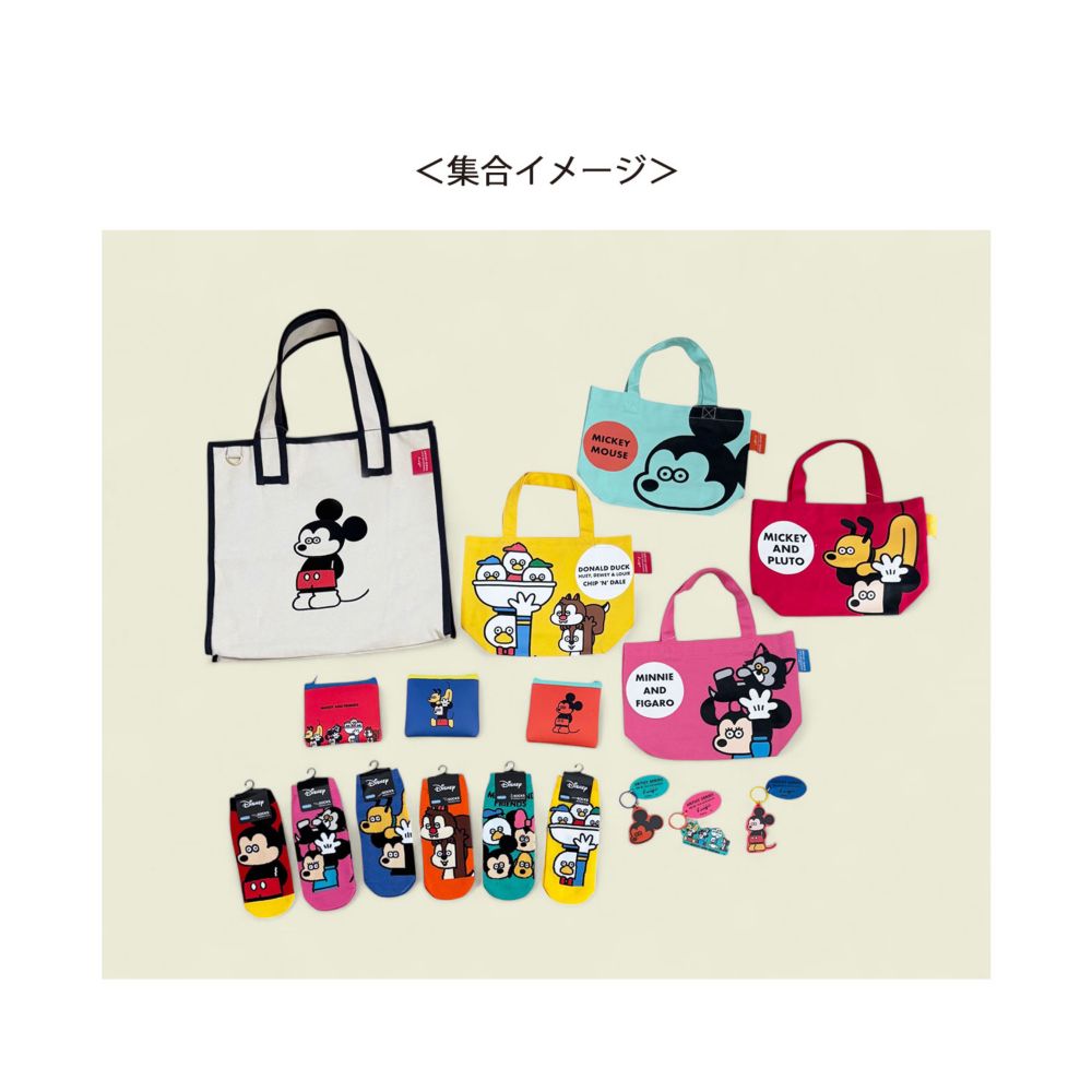 ディズニー  ART BY SEIJI MATSUMOTO  カラーマチ付きランチバッグ ピンク