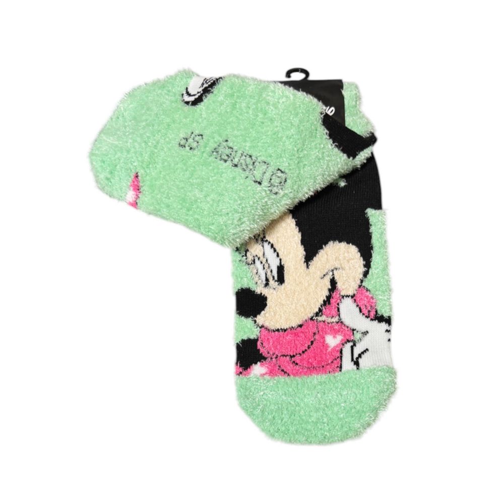 ディズニー もっこもこくつした ミニーマウス ハートリボン