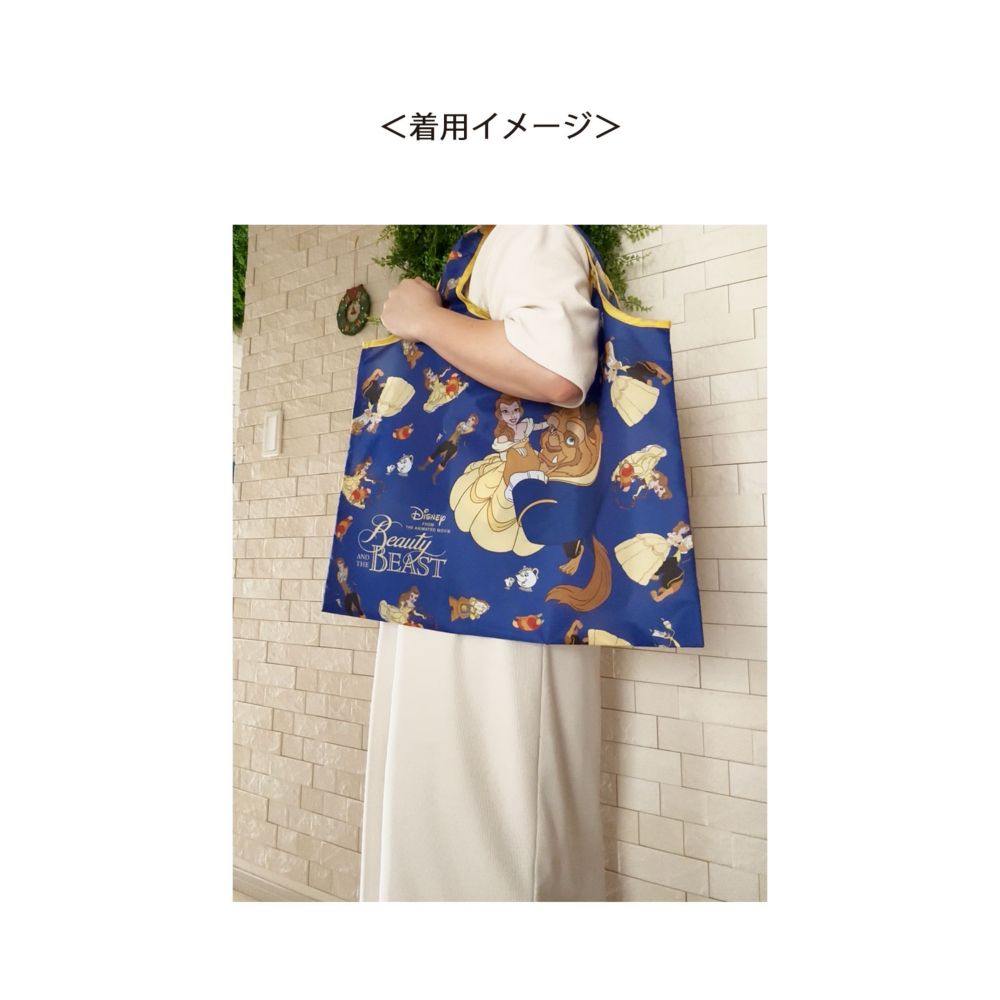 ディズニー くるくるショッピングバッグＡ 美女と野獣 パターン