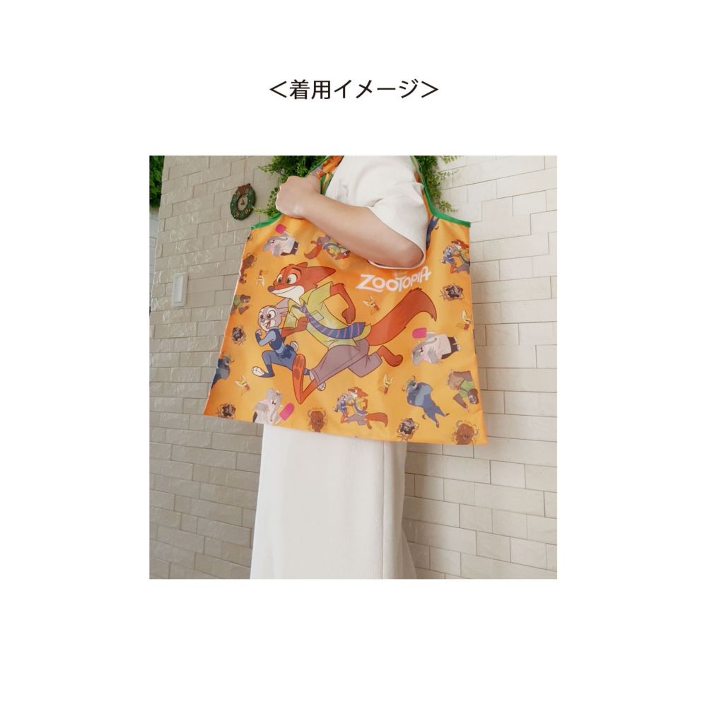ディズニー くるくるショッピングバッグＡ ズートピア パターン