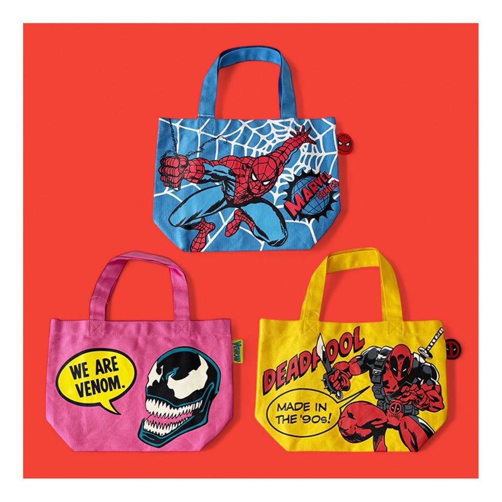 マーベル カラーマチ付きバッグ スパイダーマン ジャンプ