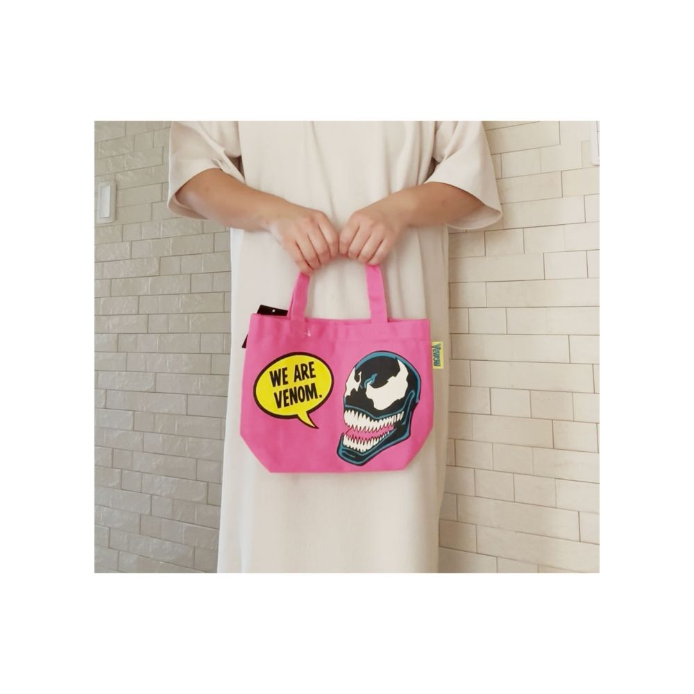 マーベル カラーマチ付きバッグ ヴェノム フェイス