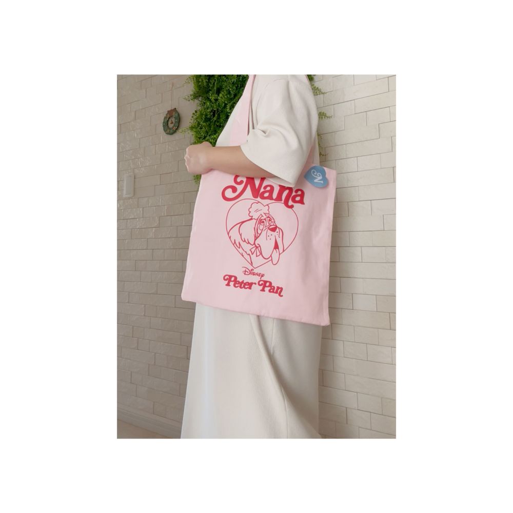 ノスタルジカ ピーター・パン ナナ ピンク プクトートバッグ