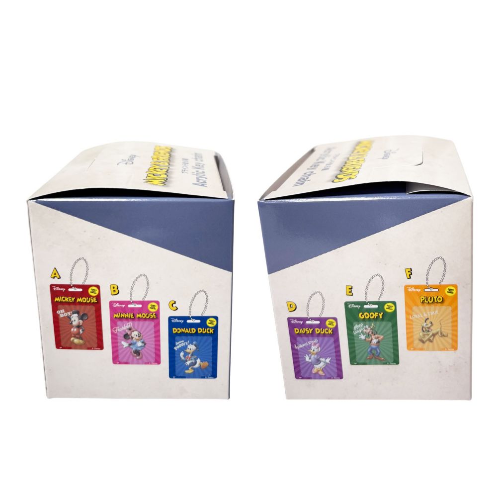 ディズニー ミッキー＆フレンズ ブラインドブリスター風アクリルキーチェーン 単体（全6種）