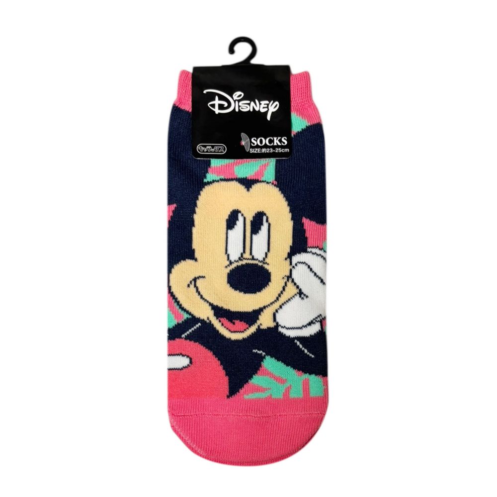 ディズニー キャラックス（靴下）ミッキーマウス 葉っぱ