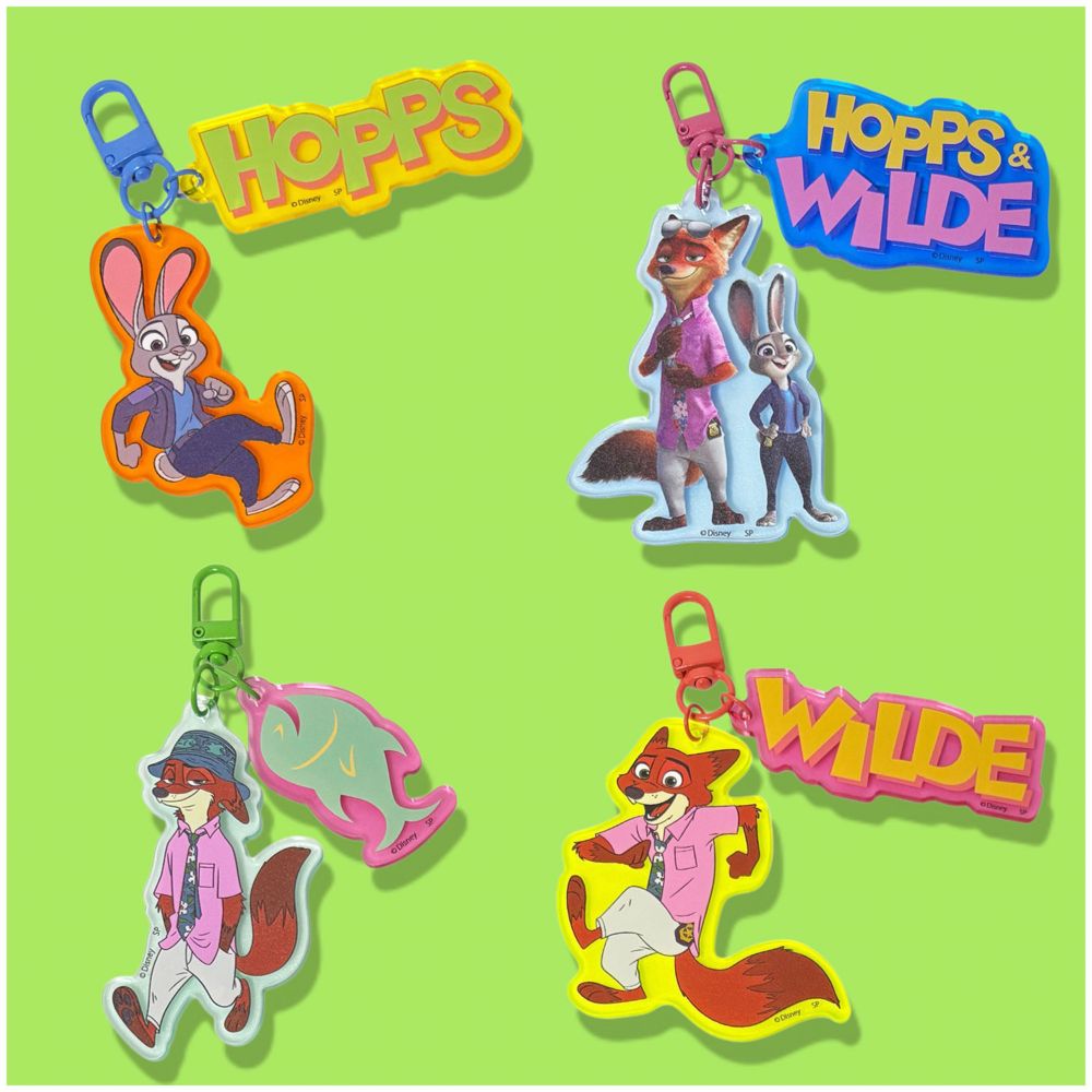 ディズニー ズートピア2 ニック 魚 カラーアクリルキーホルダー