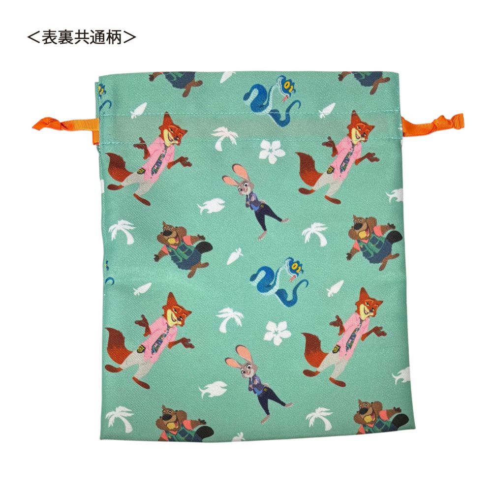 ディズニー ズートピア2 ジュディ＆ニック実写 トラベル巾着