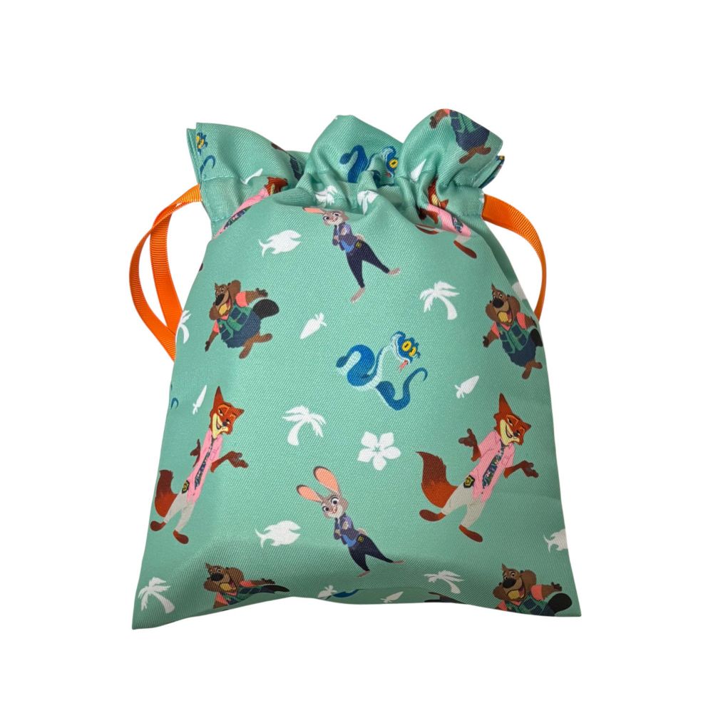 ディズニー ズートピア2 ジュディ＆ニック実写 トラベル巾着