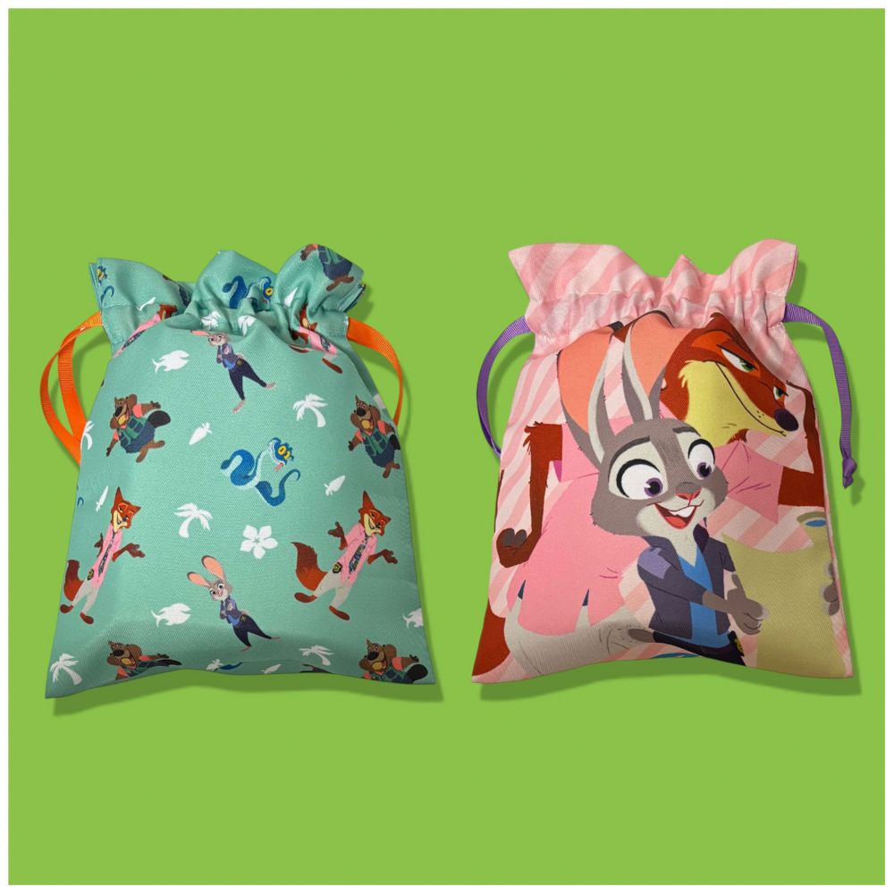 ディズニー ズートピア2 ジュディ＆ニック実写 トラベル巾着