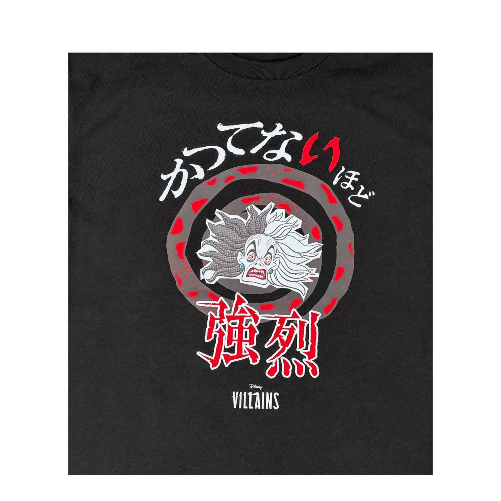 ディズニー VILLAINS Tシャツ パワーワードヴィランズ 101匹わんちゃん クルエラ