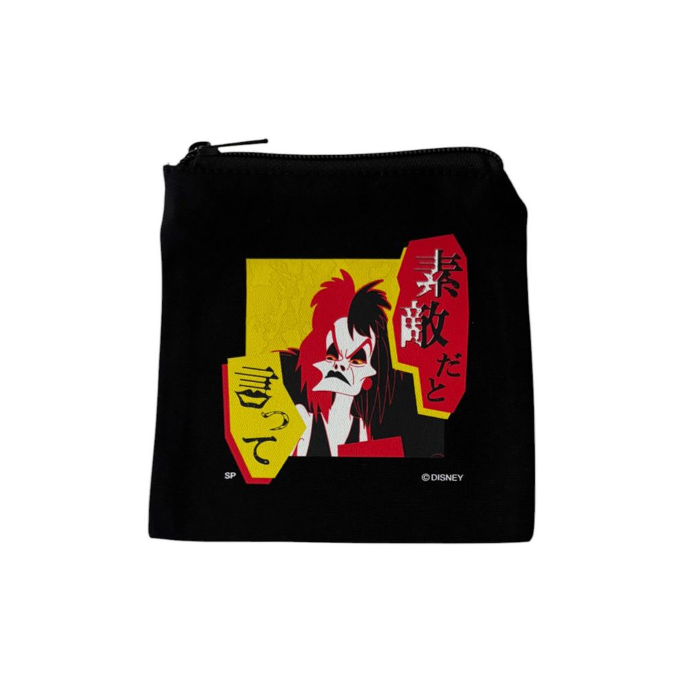 ディズニー VILLAINS ポーチ パワーワードヴィランズ 101匹わんちゃん クルエラ