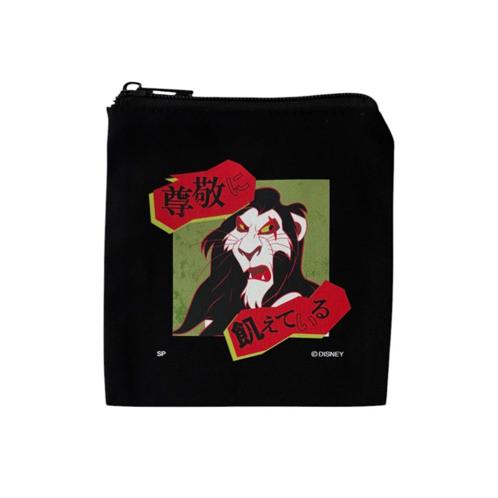 ディズニー VILLAINS ポーチ パワーワードヴィランズ ライオン・キング スカー