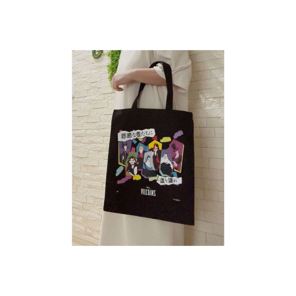ディズニー VILLAINS トートバッグ パワーワードヴィランズ 集合