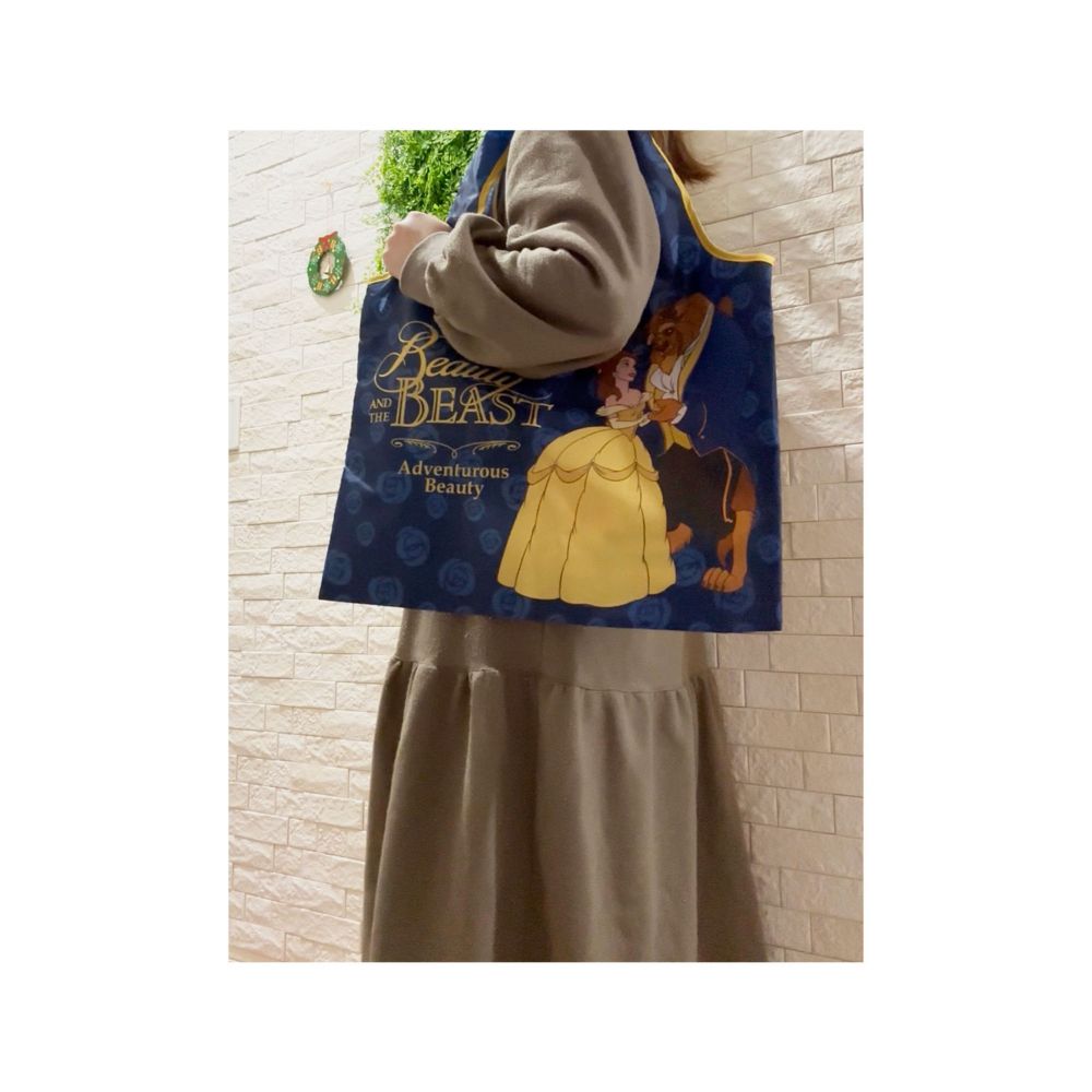 ディズニー 美女と野獣 くるくるショッピングバッグ