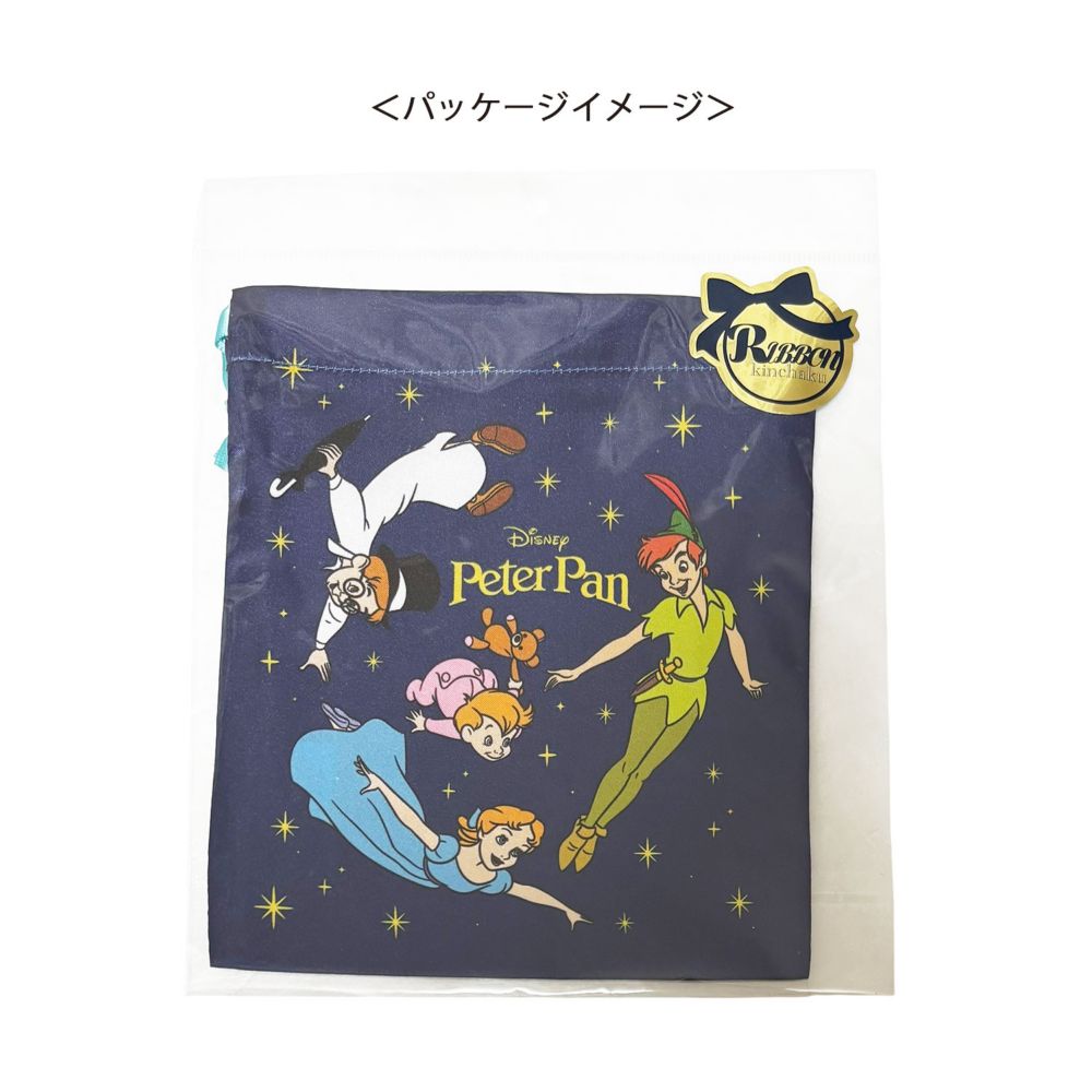 ディズニー リボン巾着 ピーター・パン 星空
