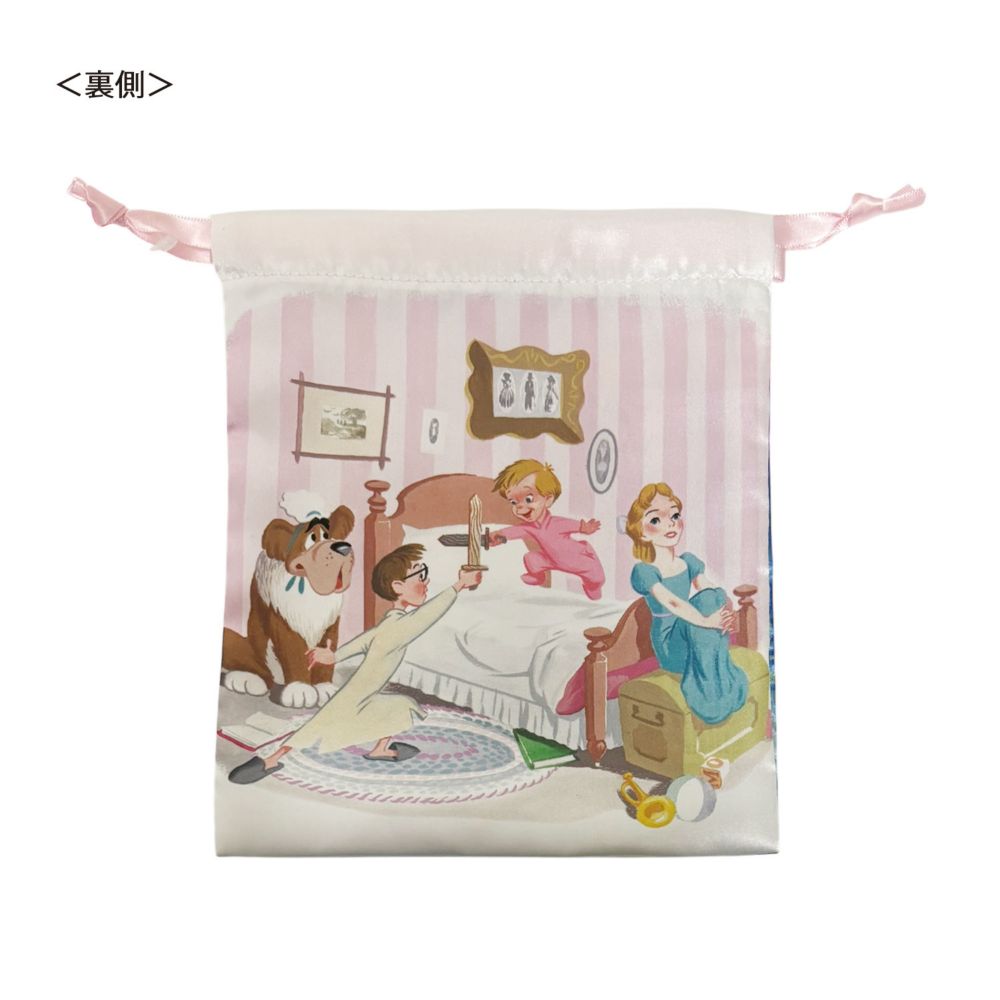 ディズニー リボン巾着 ピーター・パン 夜空と部屋