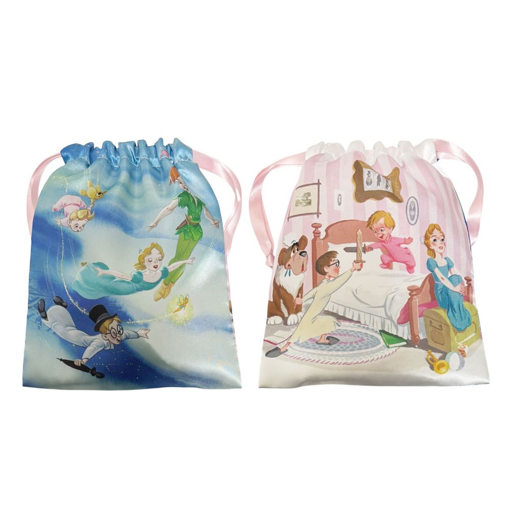 ディズニー リボン巾着 ピーター・パン 夜空と部屋