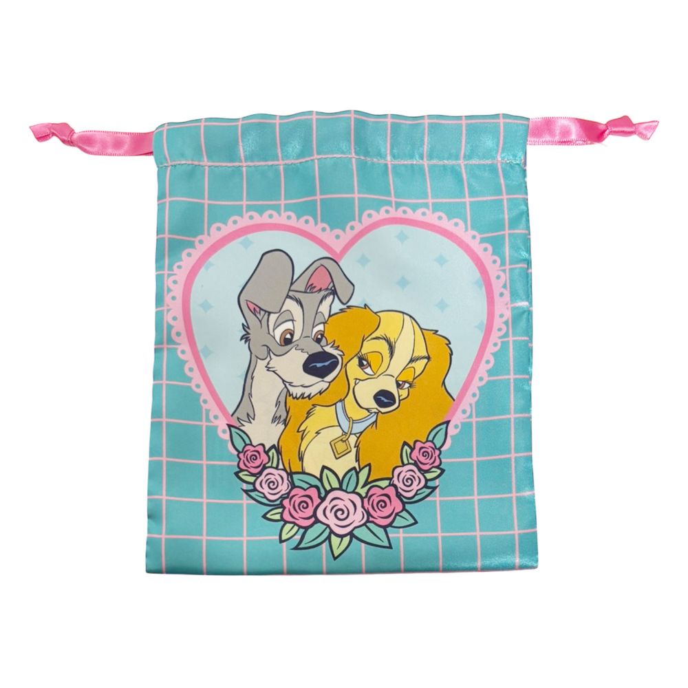 ディズニー リボン巾着 わんわん物語 ハート