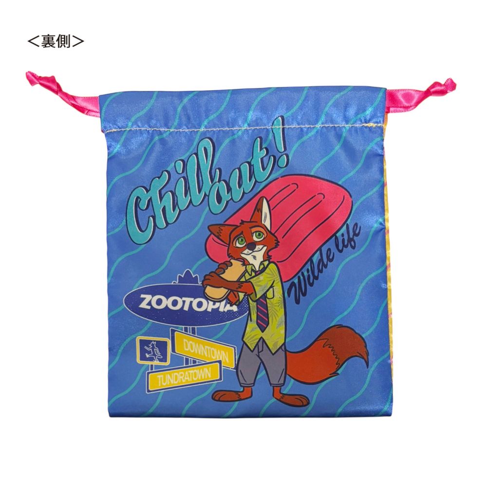 ディズニー リボン巾着 ズートピア なかよし