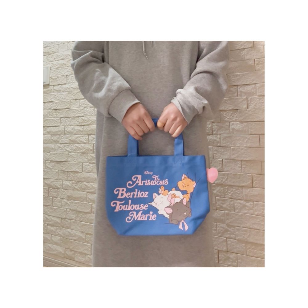 ディズニー カラーマチ付きバッグ おしゃれキャット ロゴ