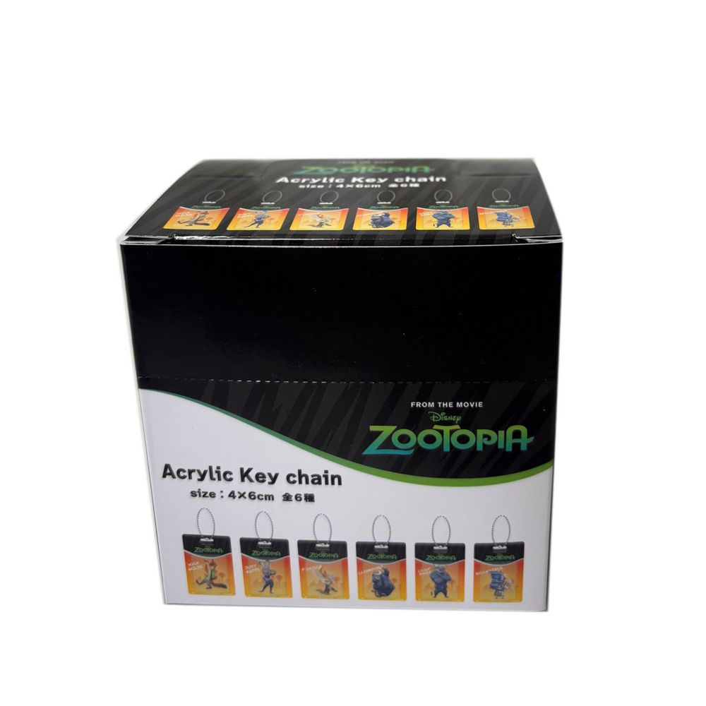 ディズニー ズートピア ブラインドブリスター風アクリルキーチェーン 単体（全6種）