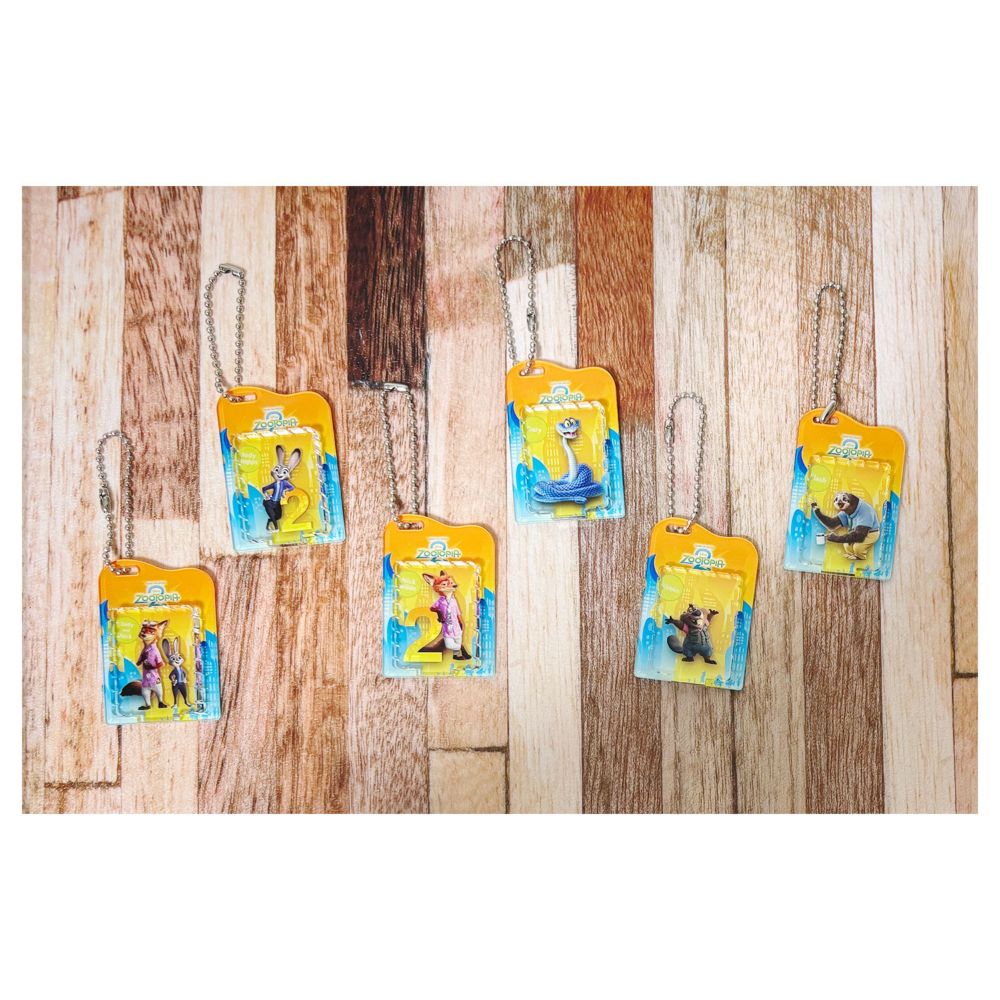 ディズニー ズートピア2 ブラインドブリスター風アクリルキーチェーン 単体（全6種）