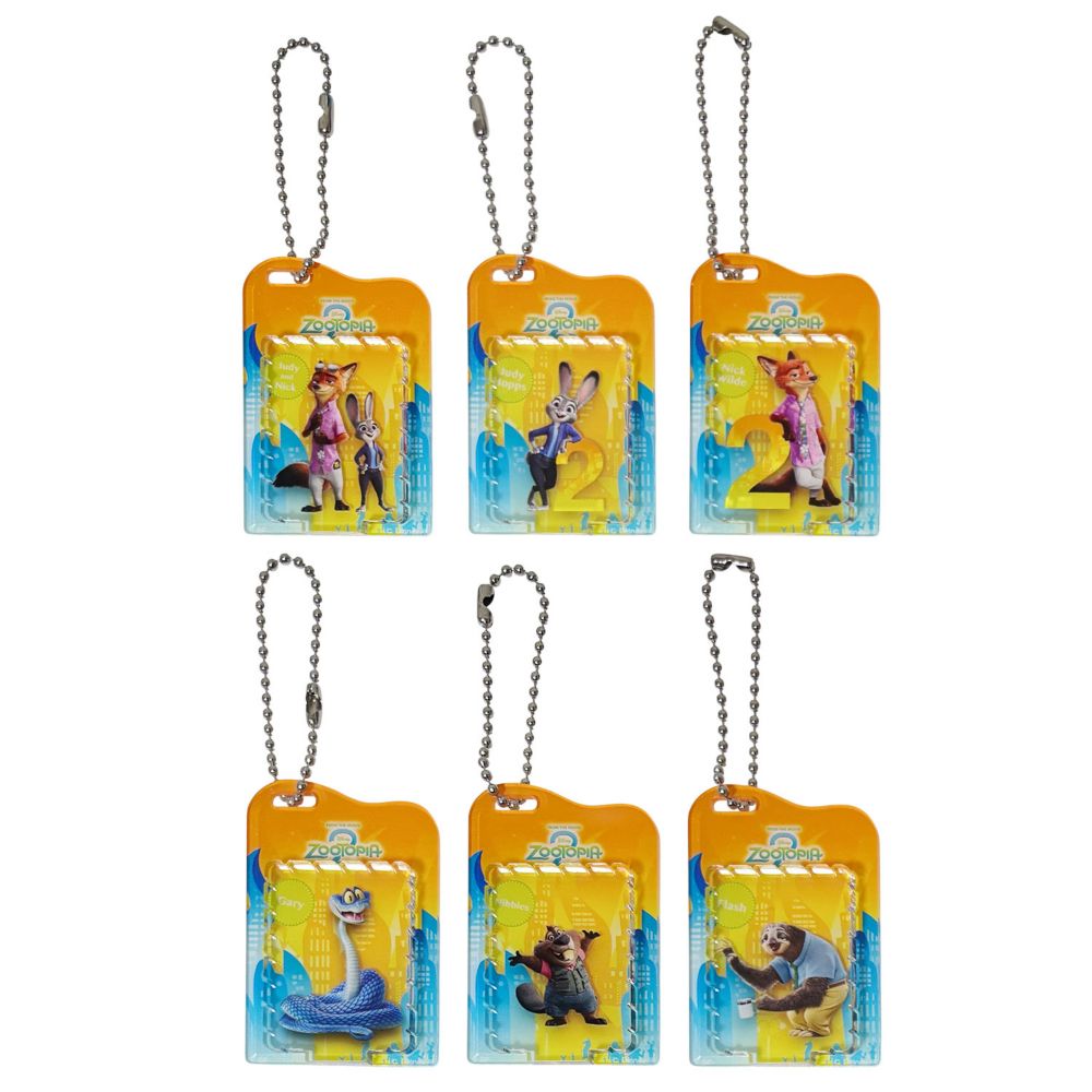 ディズニー ズートピア2 ブラインドブリスター風アクリルキーチェーン BOXセット（全6種）