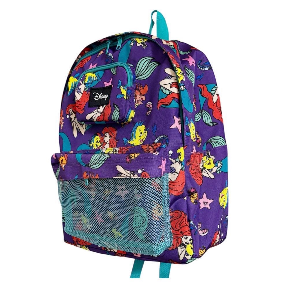 ディズニー リトル・マーメイド アリエルフレンズ 総柄 リュックサック