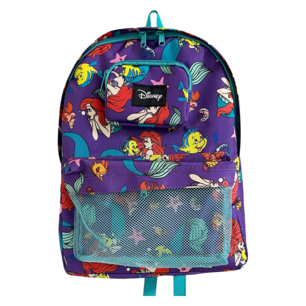 ディズニー リトル・マーメイド アリエルフレンズ 総柄 リュックサック