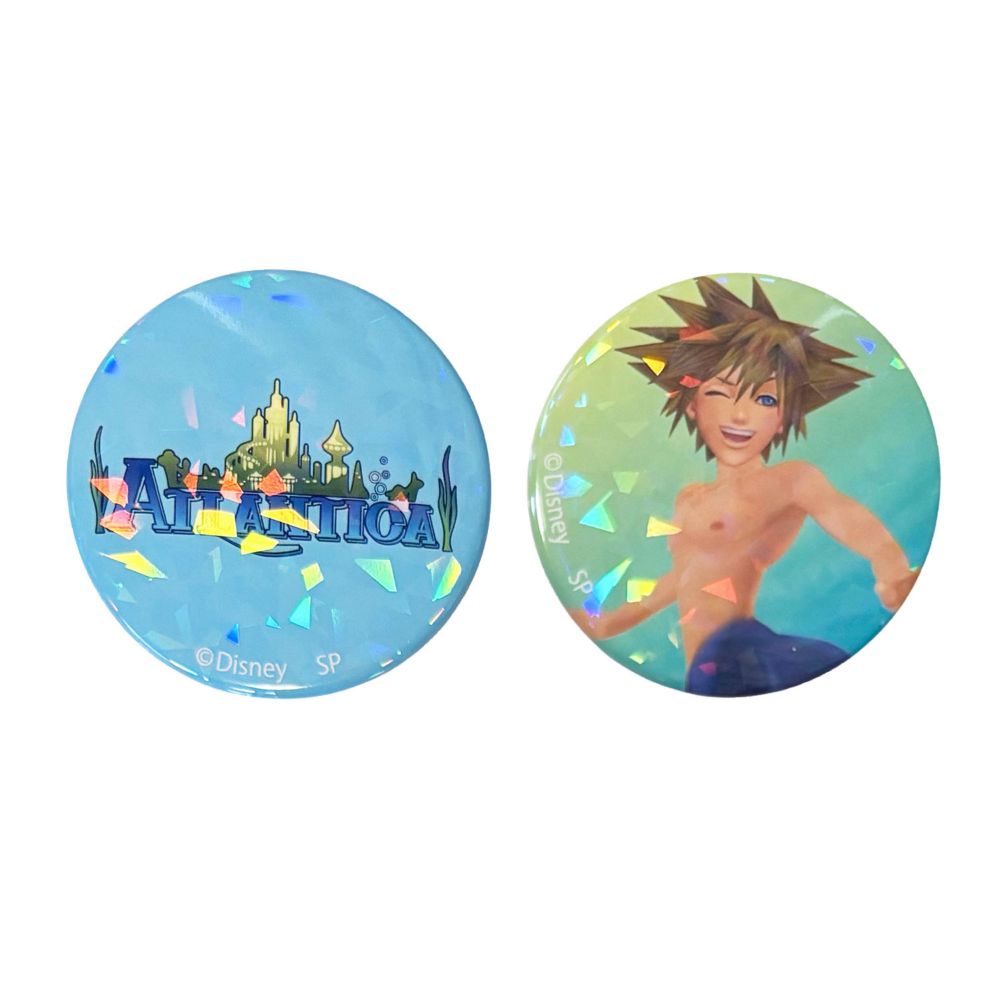 ディズニー キングダム ハーツ ブラインド缶バッジ2個セット BOXセット（全6種）