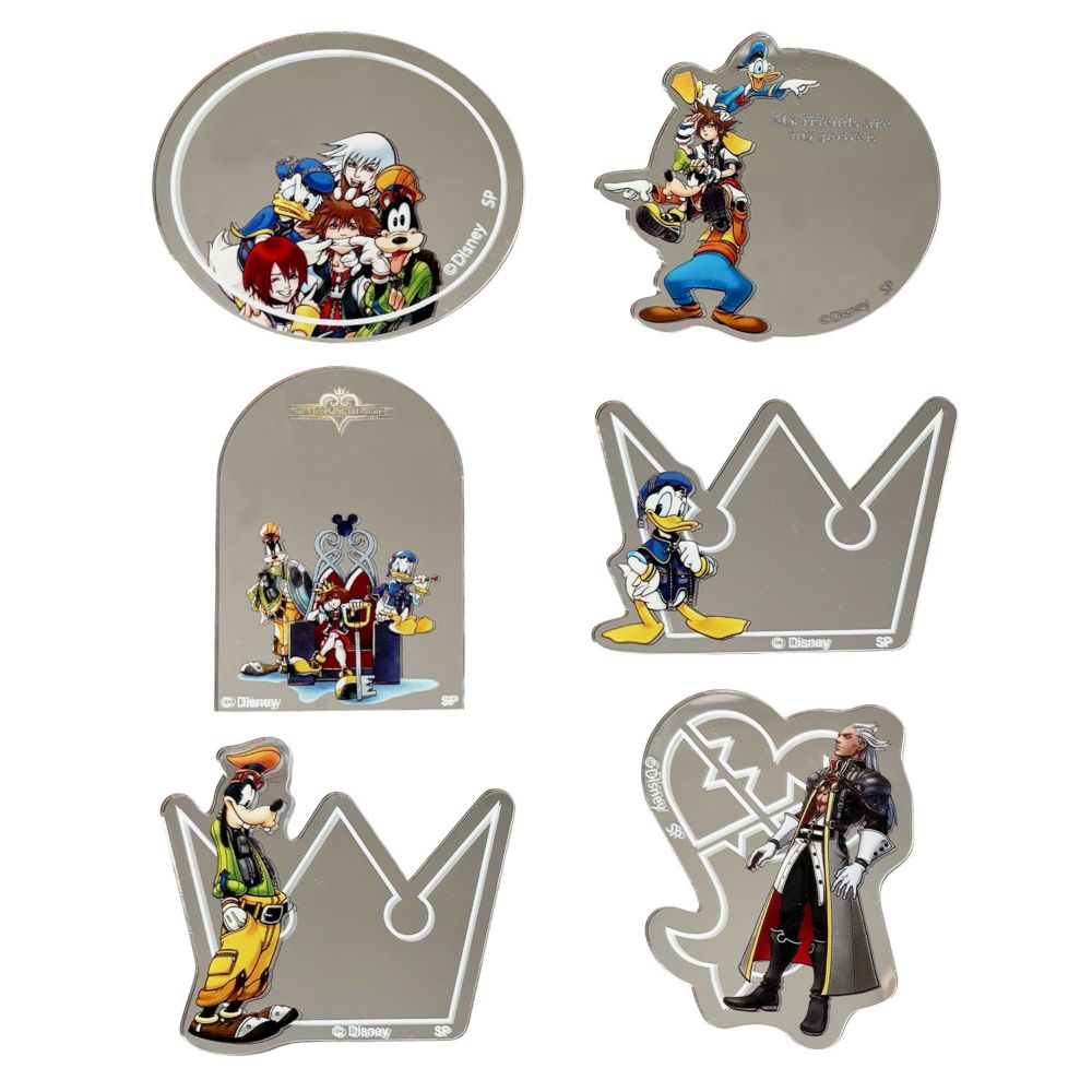 ディズニー キングダム ハーツ ブラインドミラーステッカー 単品（全6種）
